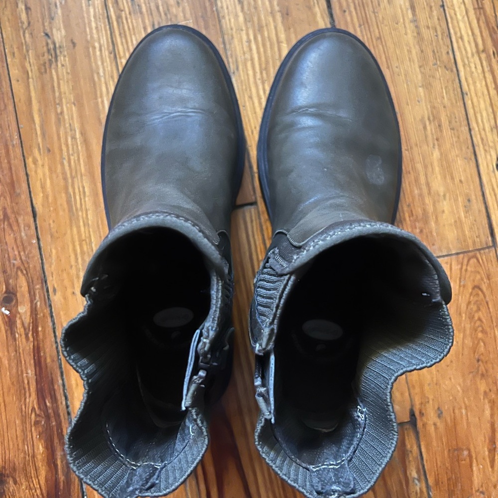 Dr. Scholl's Gray Combat Boots
